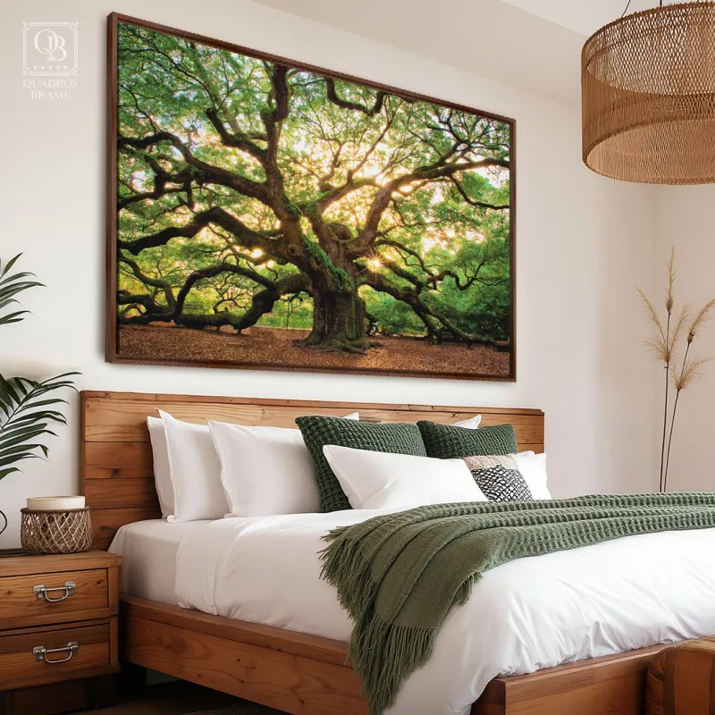 Quadro Árvore Carvalho Antigo Grandes Raízes