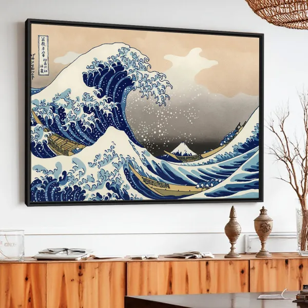 Quadro A Grande Onda De Kanagawa - Oriental - Hokusai