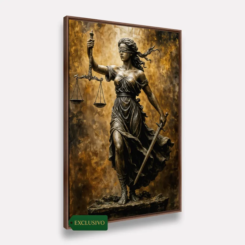Quadro Deusa Grega Têmis a Guardiã da Justiça e Verdade - Escritório Advocacia
