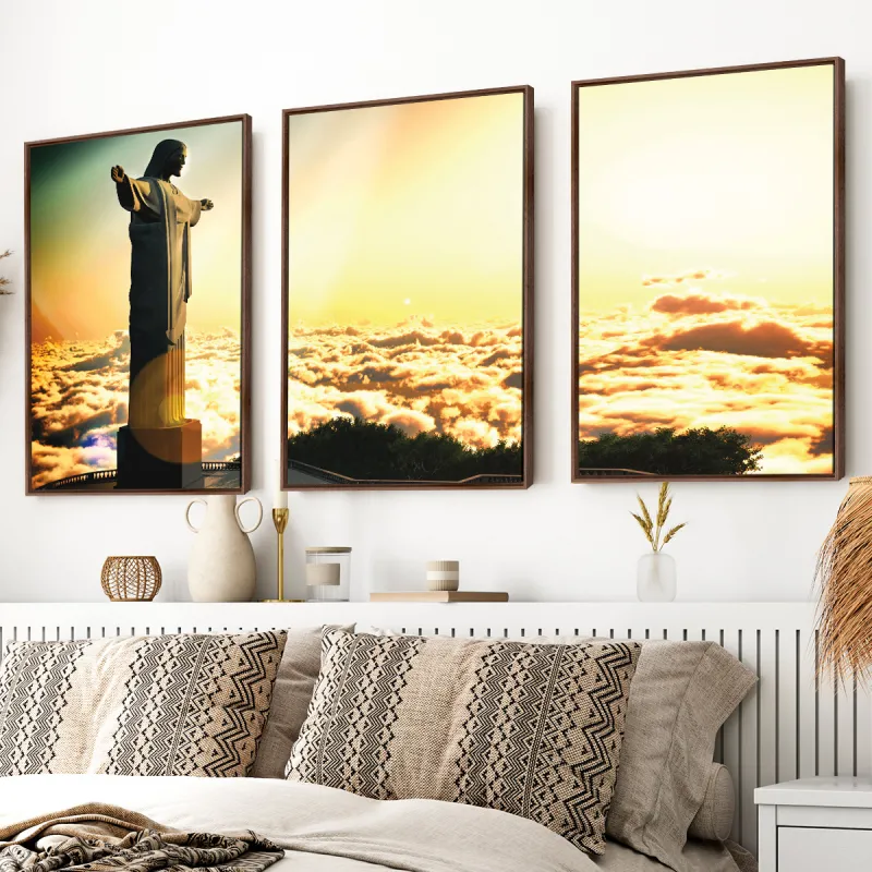 Quadro Cristo Redentor Ao Céu - Rio de Janeiro