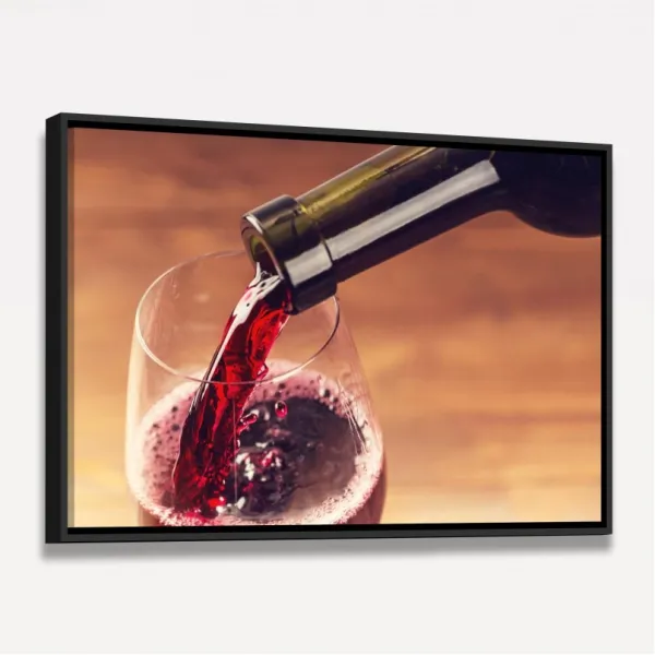 Quadro decorativo Uma Boa Taça de Vinho