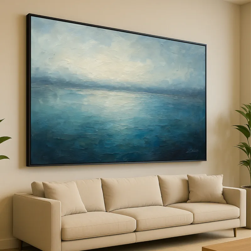 Quadro Abstrato O Lago