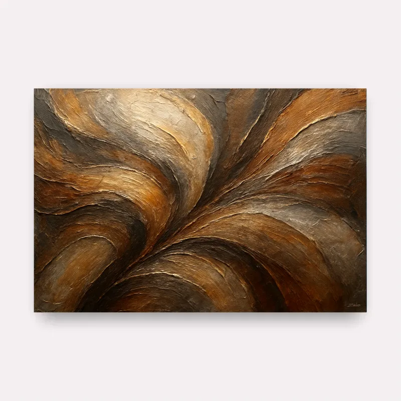 Quadro Abstrato Metais E Reflexos