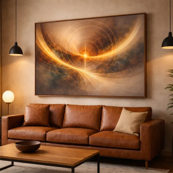 Quadro Abstrato Fonte