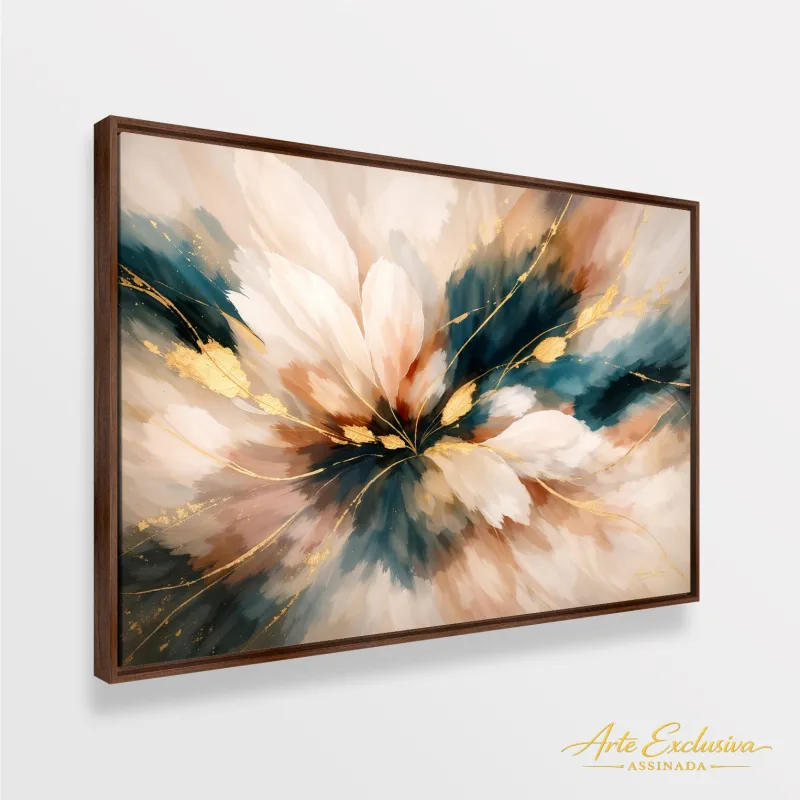 Quadro Abstrato a Origem o Ventre da Criação - Arte Exclusiva