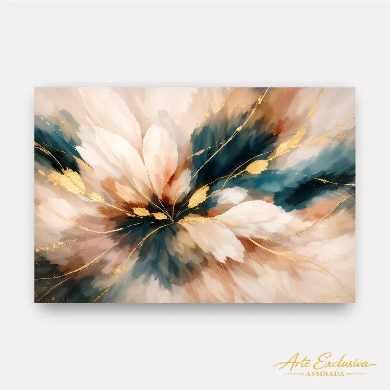 Quadro Abstrato a Origem o Ventre da Criação - Arte Exclusiva