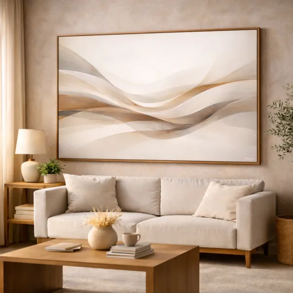 Quadro decorativo Abstrato Leveza