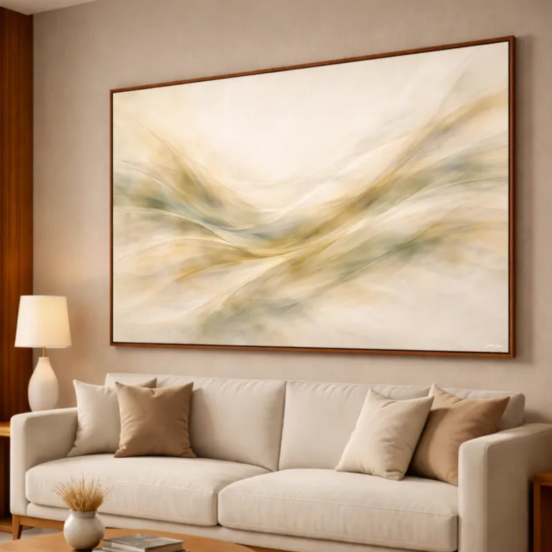 Quadro Decorativo Abstrato O Vento - Arte Exclusiva