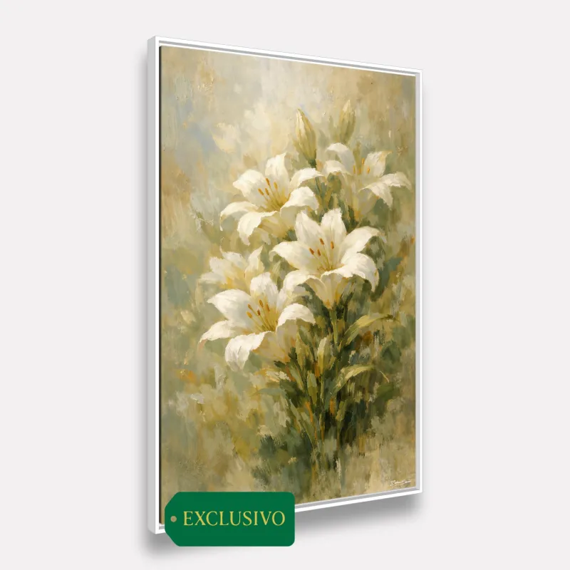 Quadro Lírios do Campo - Arte Exclusiva