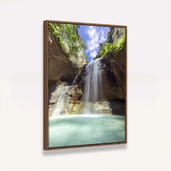Quadro Cachoeira Paisagem Bela Cascata