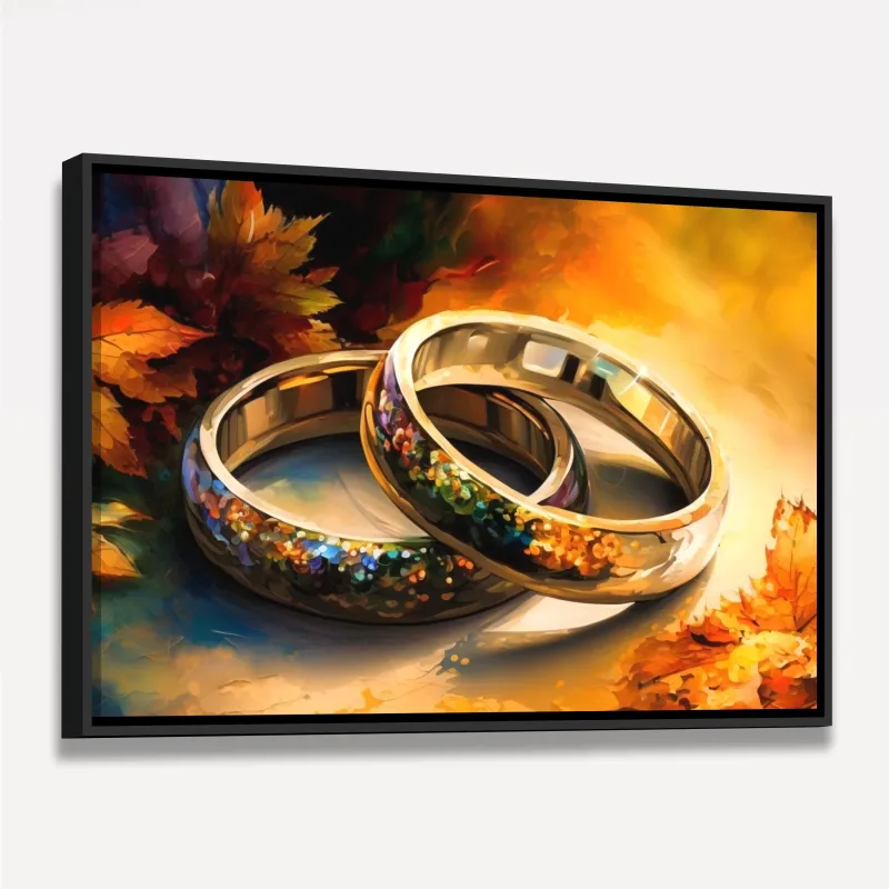 Quadro Alianças do Amor um Elo Indestrutível