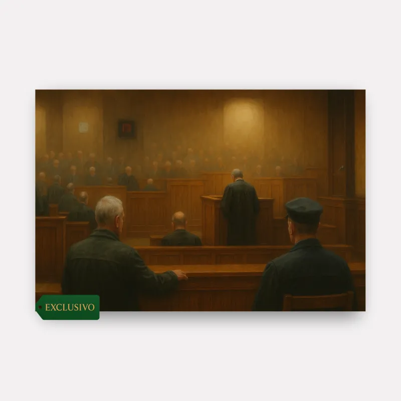 Quadro Advocacia Tribunal Poder do Juiz