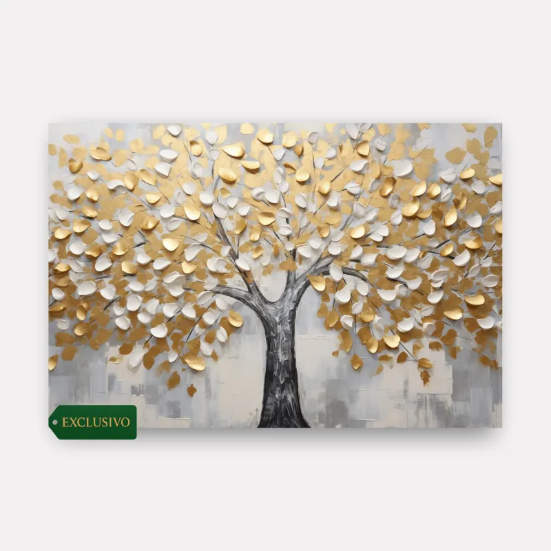 Quadro Árvore da Vida Arte Estilo Pintura