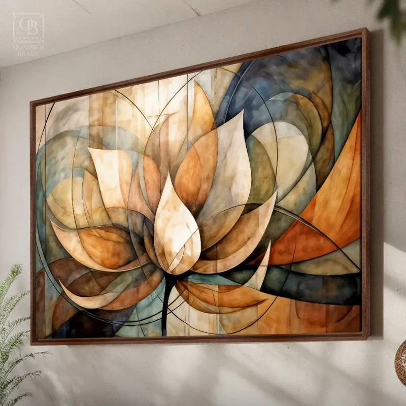 Quadro Harmonia Abstrata Florescer da Alma